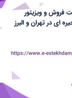 استخدام سرپرست فروش و ویزیتور فروشگاههای زنجیره ای در تهران و البرز