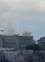 ساختمان کنگره آمریکا تعطیل شد/ دود واشنگتن را فرا گرفت
