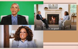 معجزه تکنولوژی؛ عجیب‌ترین مصاحبه اوباما و وینفری