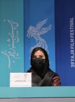 عکس | سحر دولتشاهی با ماسک در جشنواره فیلم فجر
