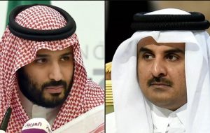 گفتگوی تلفنی امیر قطر با بن سلمان پس از سه سال