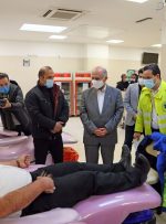 اهدای خون پرسنل اورژانس تهران