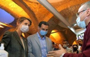 رهایی بشار اسد و همسرش از بند کرونا رهایی بشار اسد و همسرش از بند کرونا