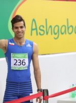 نایب مرد المپیکی ایران در فرانسه