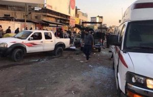 وقوع ۲ انفجار مهیب در شرق بغداد وقوع ۲ انفجار مهیب در شرق بغداد