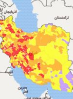 آخرین فهرست رنگ‌بندی کرونایی شهرها