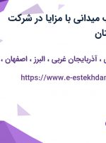 استخدام بازاریاب میدانی با مزایا در شرکت تپسی در 13 استان