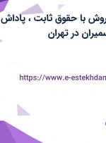 استخدام مدیر فروش با حقوق ثابت، پاداش و بیمه در شرکت سمیران در تهران