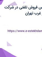 استخدام کارشناس فروش تلفنی در شرکت پخش پالیزان در غرب تهران