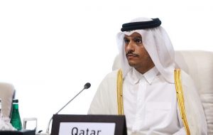 وزیر امور خارجه قطر در راه تهران