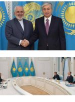 رئیس جمهور قزاقستان به ظریف: ایران شریک کلیدی ما است