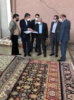 بازدید مدیر عامل موسسه اعتباری ملل از کارخانجات شرکت سهامی فرش ایران