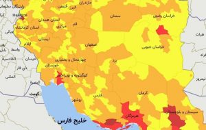 ۱۶ شهر قرمز در کشور / خطر شروع موج جدید کرونا با ویروس هندی و آفریقایی