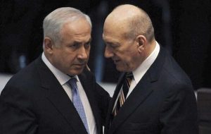 صهیونیست‌ها به جان هم افتادند/ اولمرت: نتانیاهو باعث خروج آمریکا از برجام شد