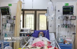 ایسنا – بخش آی‌سی‌یو بیماران کرونایی بیمارستان پنج آذر