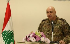 فرمانده ارتش لبنان به اسرائیل هشدار داد