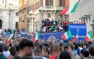 قهرمانی یورو مقصر شیوع دوباره کرونا در ایتالیا