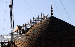 مرمت مسجد شیخ لطف الله اصفهان