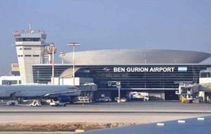یک خودور آتش گرفت؛فرودگاه بین‌المللی بن‌گورین اسرائیل تعطیل شد
