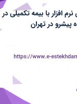 استخدام پشتیان نرم افزار با بیمه تکمیلی در شرکت طراح داده پیشرو در تهران