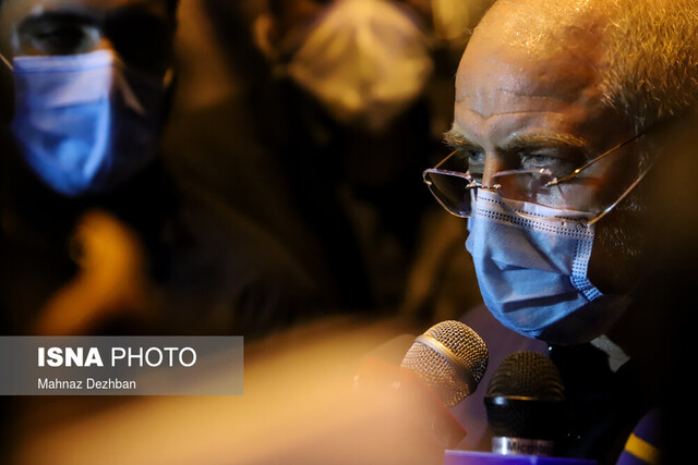 بازدید سرزده رئیس مجلس از پایگاه واکسیناسیون اورژانس