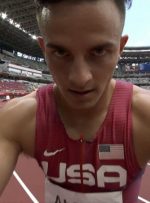 حرکات موزون یک آمریکایی در المپیک/عکس