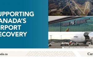 دولت کانادا از فرودگاه بین المللی Moncton Roméo LeBlanc Greater برای حمایت از عملیات ضروری فرودگاه پشتیبانی مالی می کند