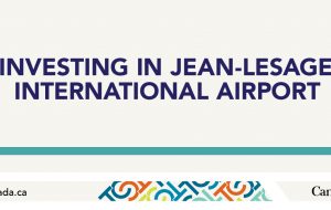 دولت کانادا سرمایه گذاری های عمده ای را برای اطمینان از احیای فرودگاه بین المللی شهر کبک ژان لساژ انجام می دهد