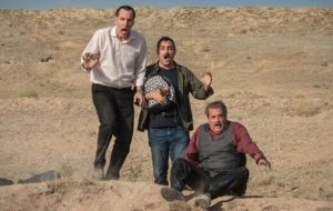 لحظات کمدی با بازیگران «دودکش ۲» در شهرک سینمایی دفاع مقدس/ عکس