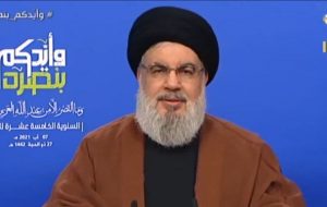هشدار دبیرکل حزب‌الله: به هر تجاوزی پاسخ می‌دهیم/ بزرگترین حماقت اسرائیل جنگ با لبنان است