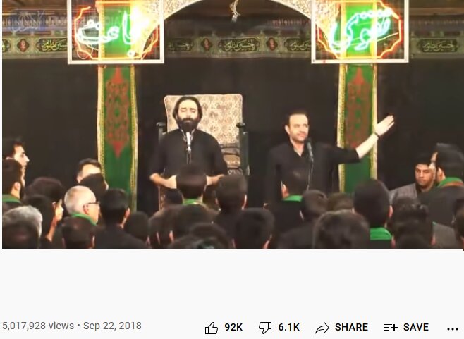 پُربازدیدترین مجالس سوگواری کربلا در یوتیوب؛ از یزدی‌ها تا خرمشهری‌ها  