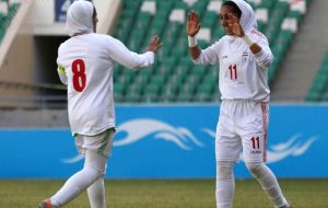 ببینید | آتش بازی دختران فوتبالیست ایران مقابل بنگلادش