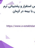 استخدام کارشناس استقرار و پشتیبانی نرم افزارهای سازمانی با بیمه در کرمان