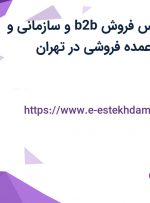 استخدام کارشناس فروش b2b و سازمانی و هورکا و ویزیتور عمده فروشی در تهران