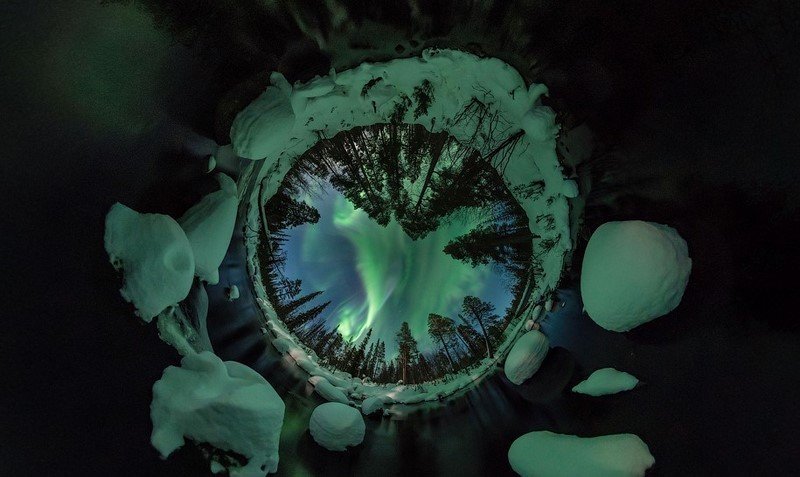 شفقها قطبی شبهجزیره کولا