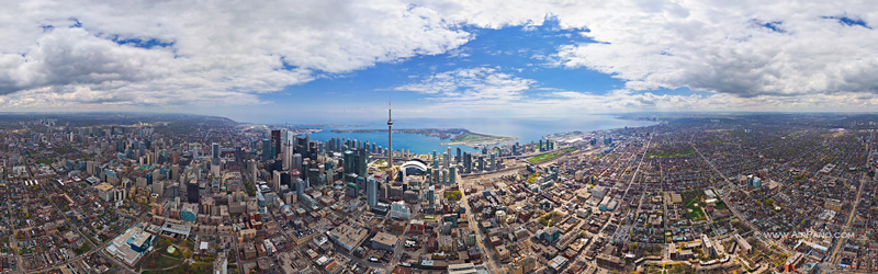 عکس پانوراما از تورنتو