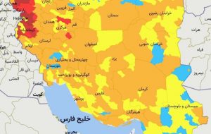 بازگشت رنگ آبی به نقشه کرونایی کشور؛ ۲۹شهرستان همچنان در وضعیت قرمز