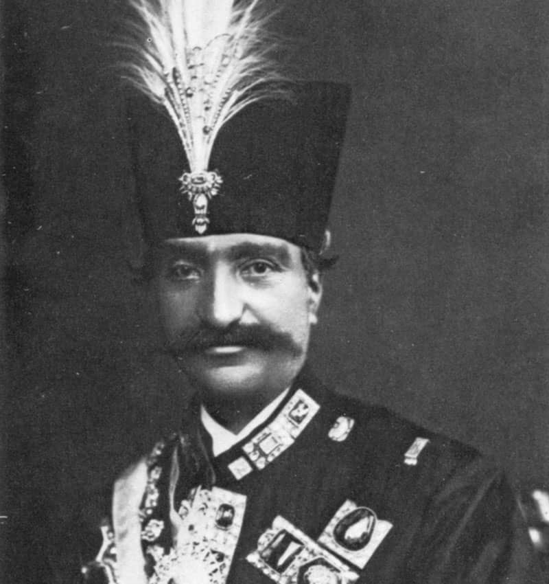 عکس سیاه و سفید از ناصرالدین شاه 