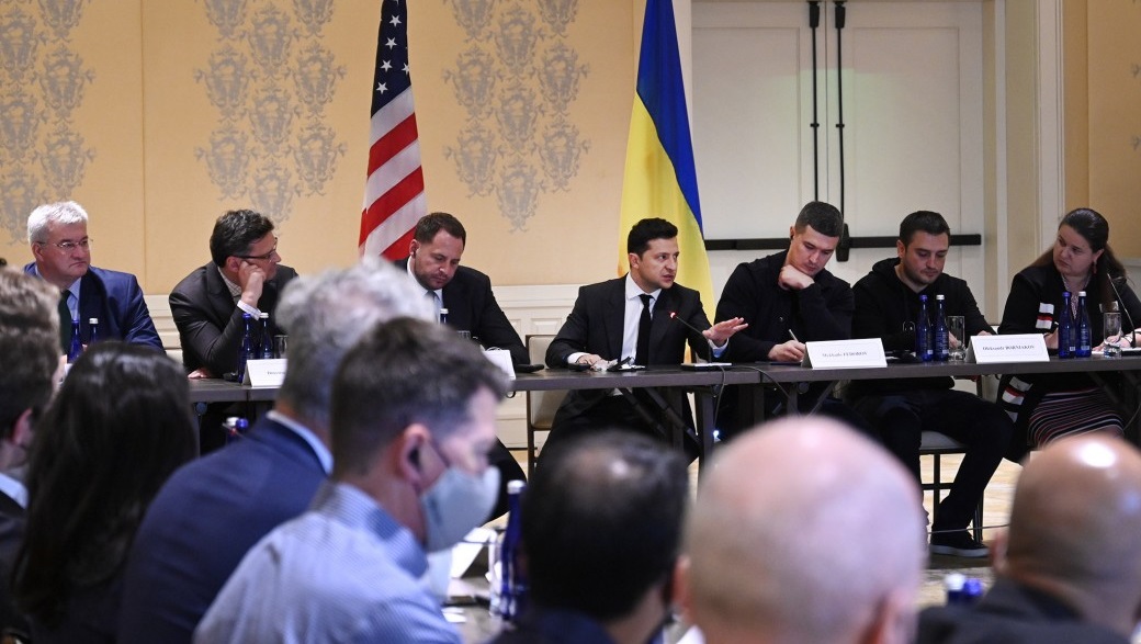 رئیس جمهور اوکراین می گوید بازار رمزنگاری 