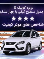 کوییک.اس با چهارستاره وارد جدول کیفی خودروهای داخلی شد