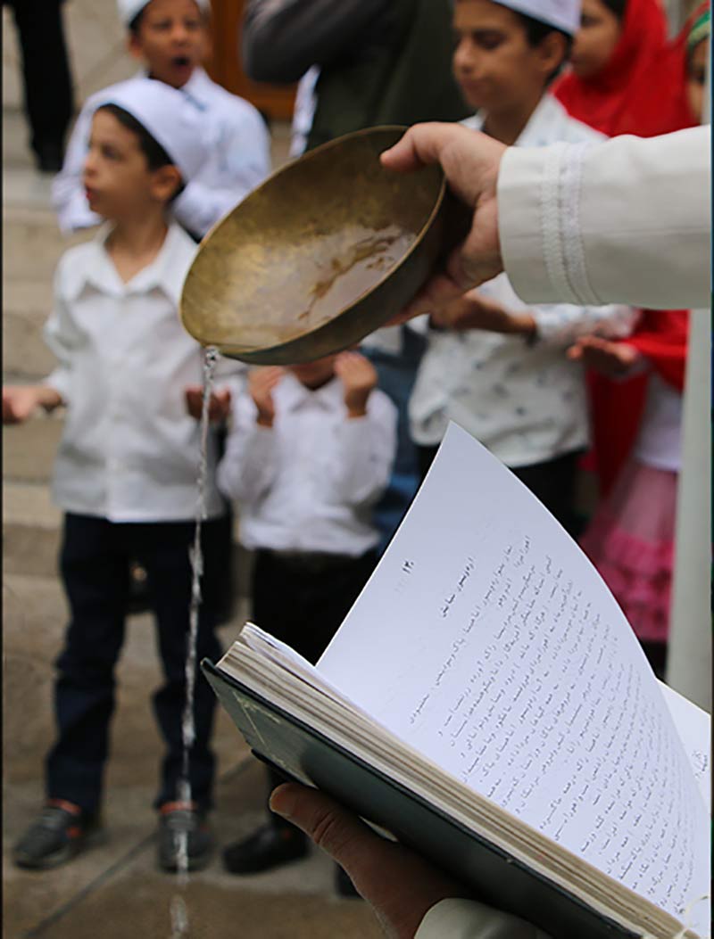 اوستا خوانی در جشن آبانگان 