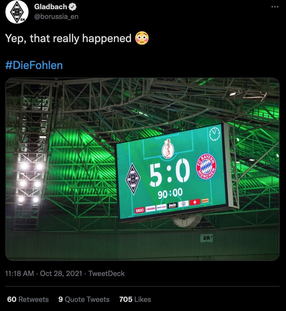 طعنه‌های بی‌پایان پس از پنج‌تایی شدن بایرن مونیخ/عکس