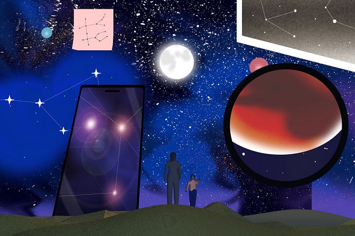 ترکیب جذابیت‌های نجوم و فضای مجازی برای آموزش به کودکان