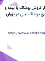 استخدام حسابدار فروش (پوشاک) با بیمه و سرویس در تولیدی پوشاک نیلی در تهران