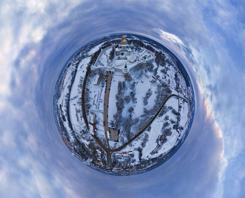 تصویری از بالا به پایین از اورشلیم جدید