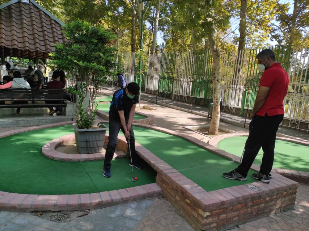 برگزاری اولین دوره لیگ برتر مینی‌گلف استان تهران/عکس