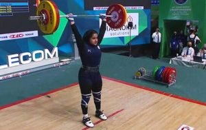 تکرار تاریخ سازی «یکتا جمالی» در وزنه برداری زنان