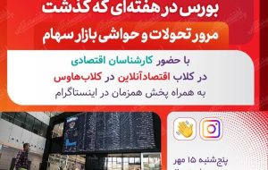 بورس در هفته ای که گذشت؛ مرور تحولات و حواشی بازار سهام