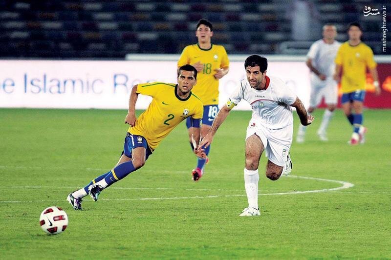 خداحافظی کریم باقری با گلزنی دنی آلوس!/عکس