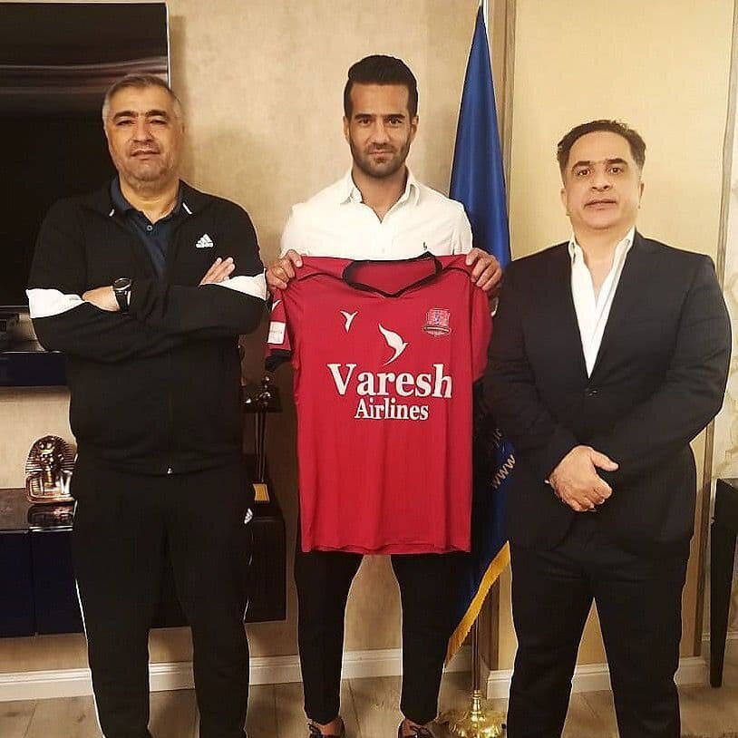 شجاعی رسما بازیکن نساجی شد/عکس